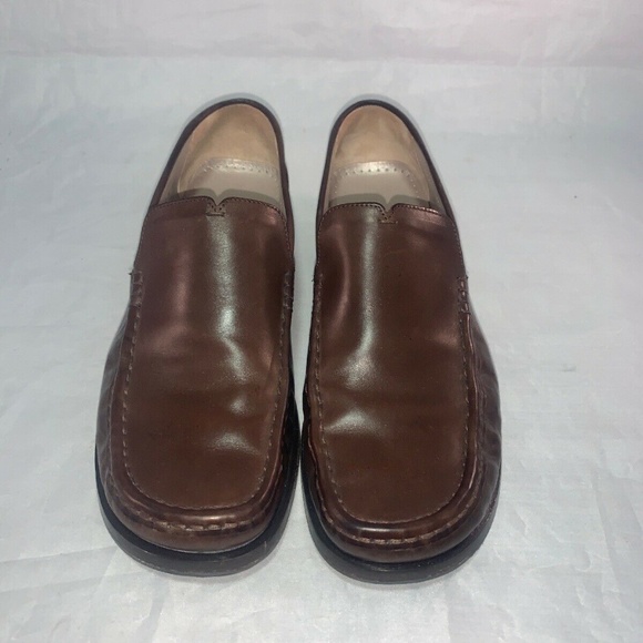 Cole Haan "Resort" Brown Loafers women 8.5 M Made In Italy - Picture 1 of 6